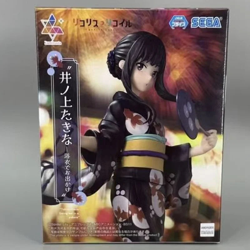 Genuine Sega Lycoris Recoil Luminasta Inoue Takina Nishikigi Chisato Cheongsam Dress Anime Figure Model Collector Figurine Toys