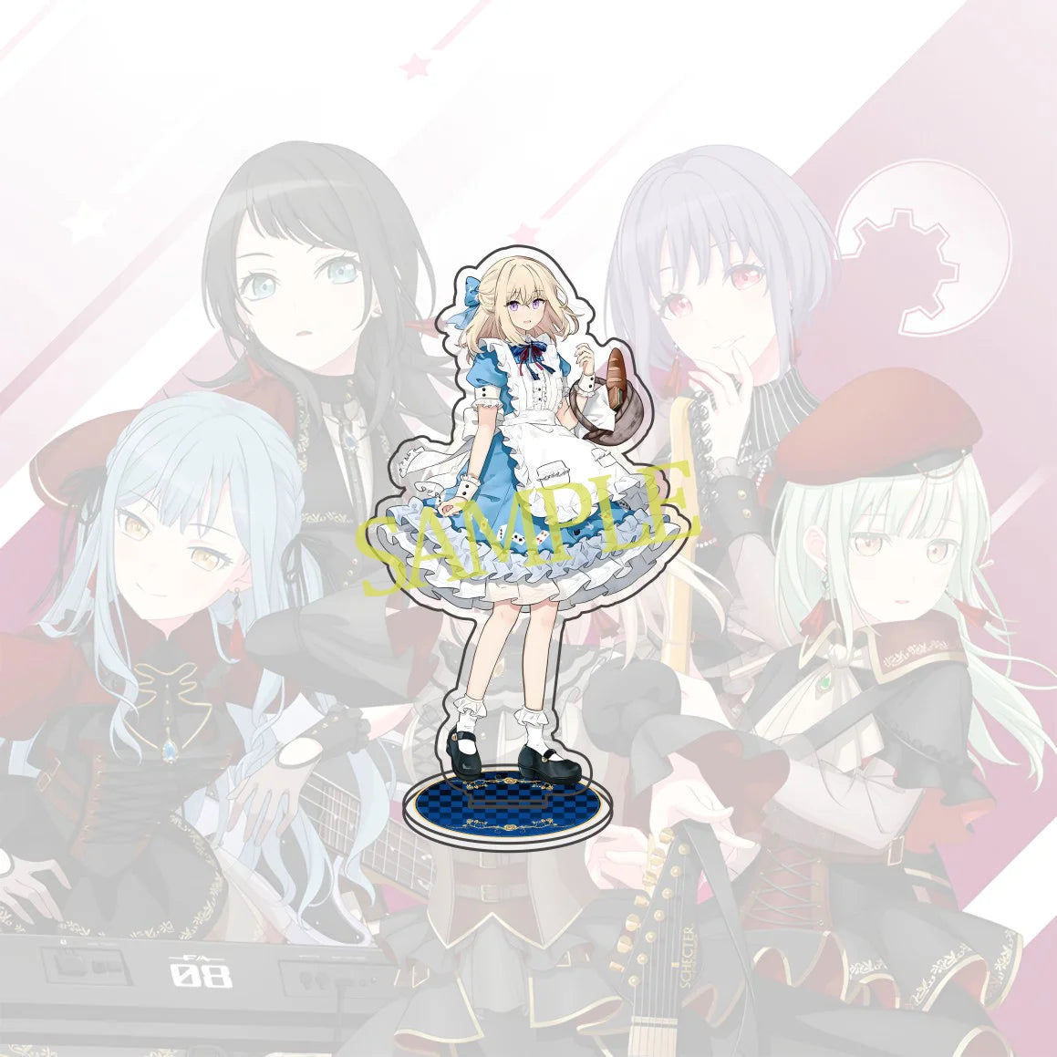 BanG Dream! Ave Mujica 15cm Acrylic Character Mutsumi Nyamu Sakiko Uika Umiri Standing Model Desktop Decoration Fan Gift