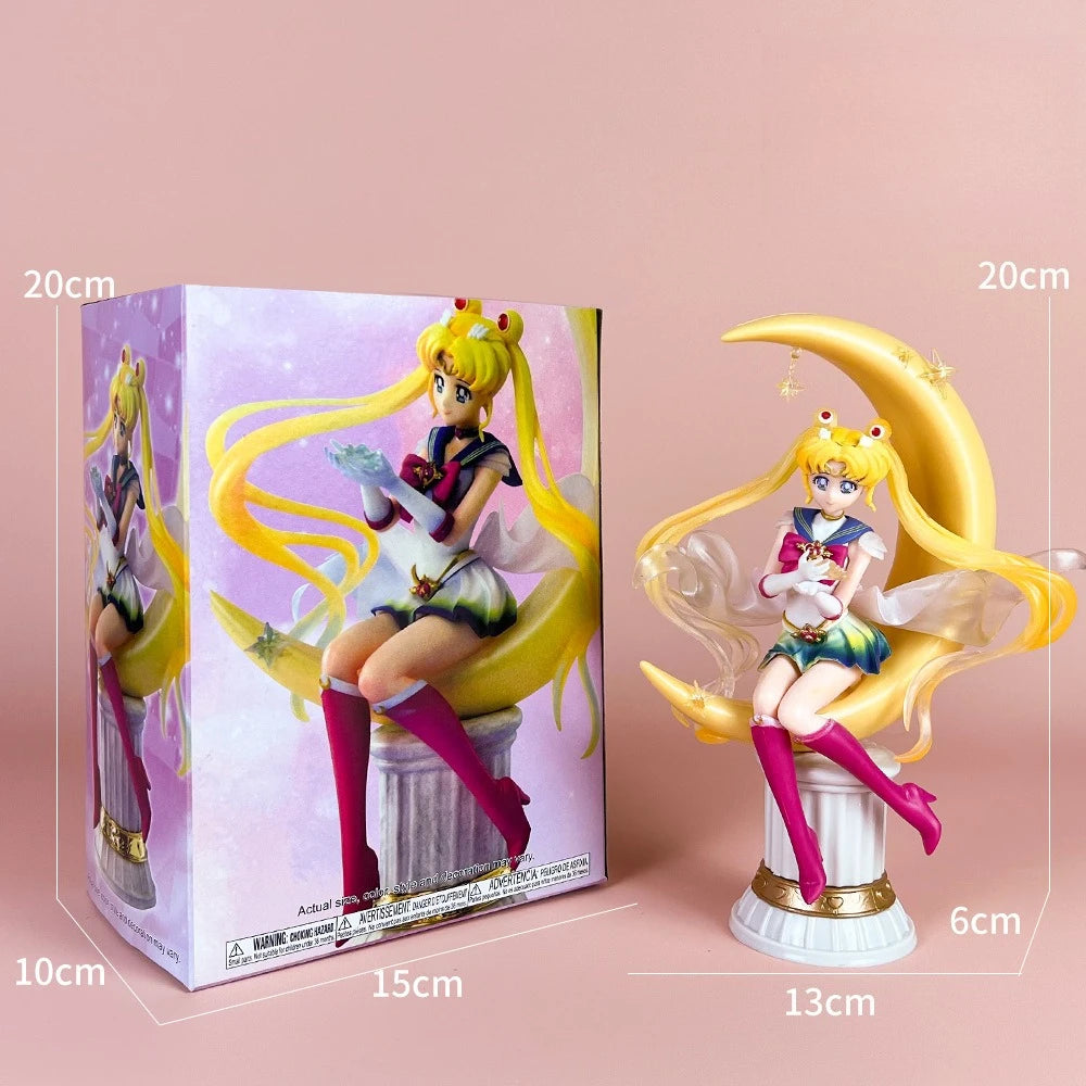 Cute Sailor Moon anime Statue model.Pvc GK handmade model Toys Collectible Decoration Desktop Gifts.Toy gifts