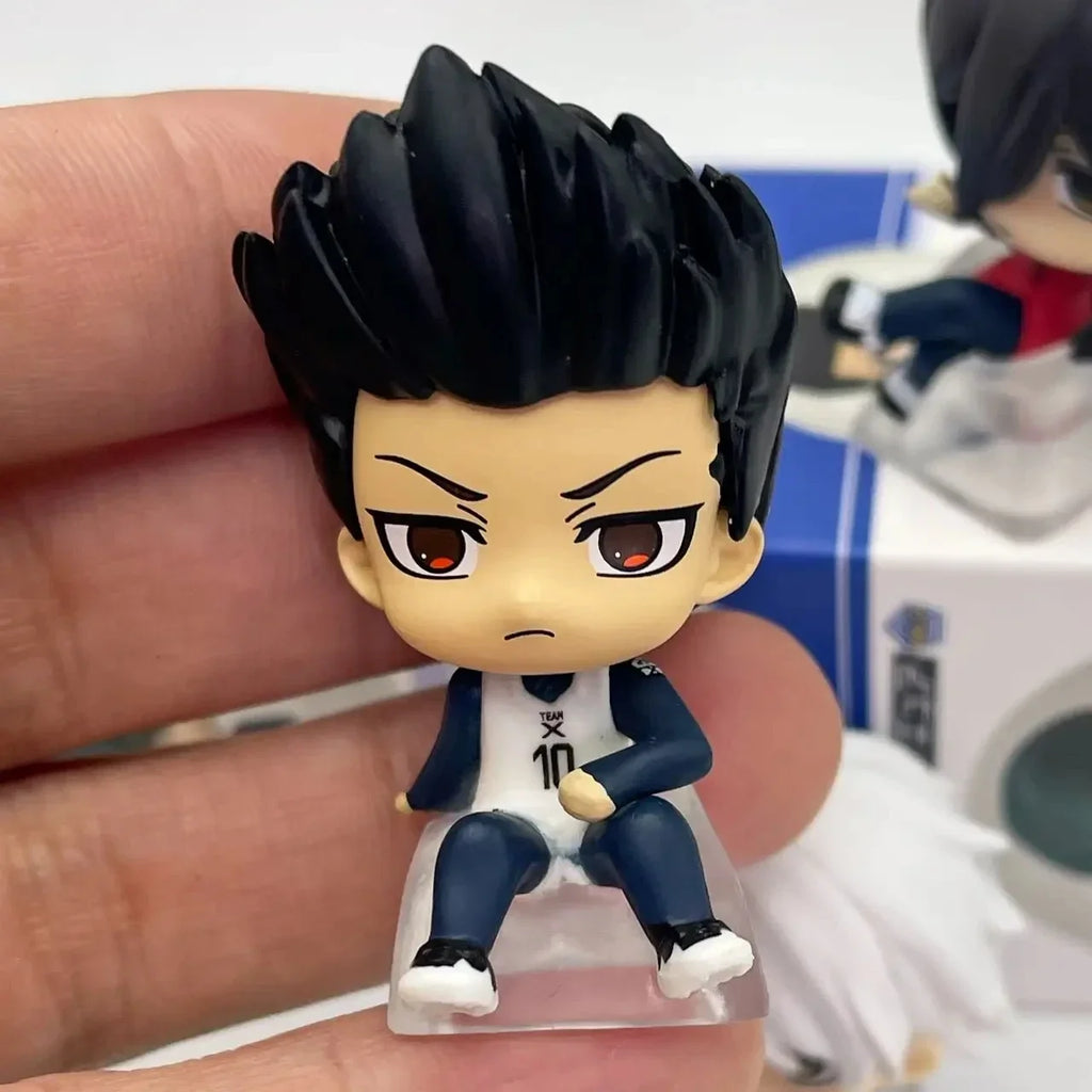 Anime Figure Blue Lock Blind Box Jiro Hayase Hinata Kageura Chigiri Hyoma Capsule Toys Cute Doll Model Desktop Ornament Gift