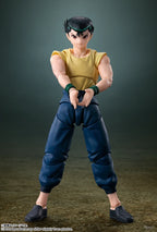 【Original】BANDAI SHF YuYu Hakusho Urameshi Yusuke Action Figures Model Toys