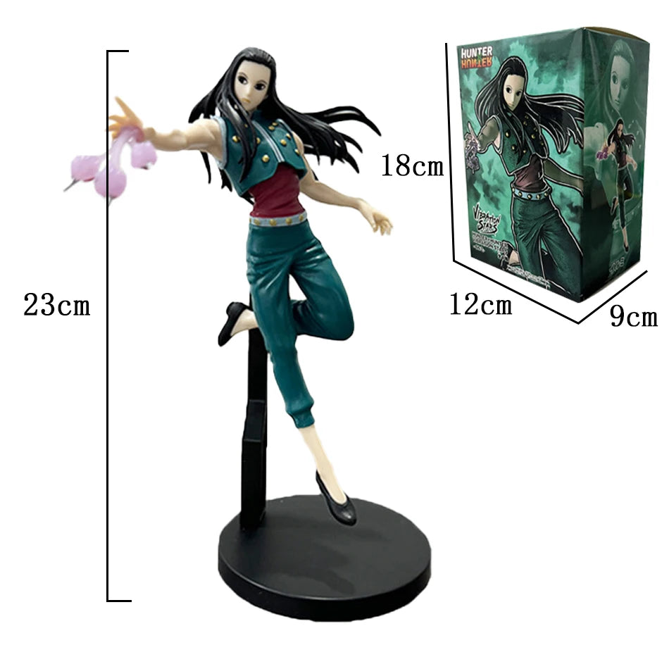 Hunter x Hunter 15-23cm Anime Figure Gon Freecss Alluka Zoldyck Action Figure Chrollo Lucilfer/Kurapika Figurine Model Toys Gift