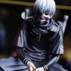 Anime Tokyo Ghoul Kaneki Ken Bimorphism Statue V2 Sitting Version Model Handmade Desktop Decoration Ornament Action Figures Toy