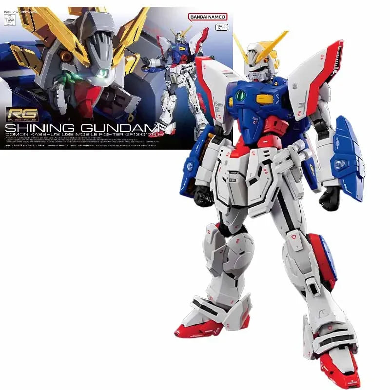 Bandai Original GUNDAM RG Series SHINING GUNDAM WING GUNDAM ZERO Anime Action Figure Assembly Model Toys Collectible Model