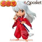 In Stock Original Bandai Banpresto Q Posket Inuyasha Sesshoumaru Higurashi Kagome Miroku shippou Anime Figure Toys gift