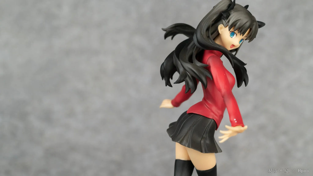 Anime Fate/stay night Unlimited Blade Works Tohsaka Rin SQ Station Model Toy Collection Action Figure PVC 18CM