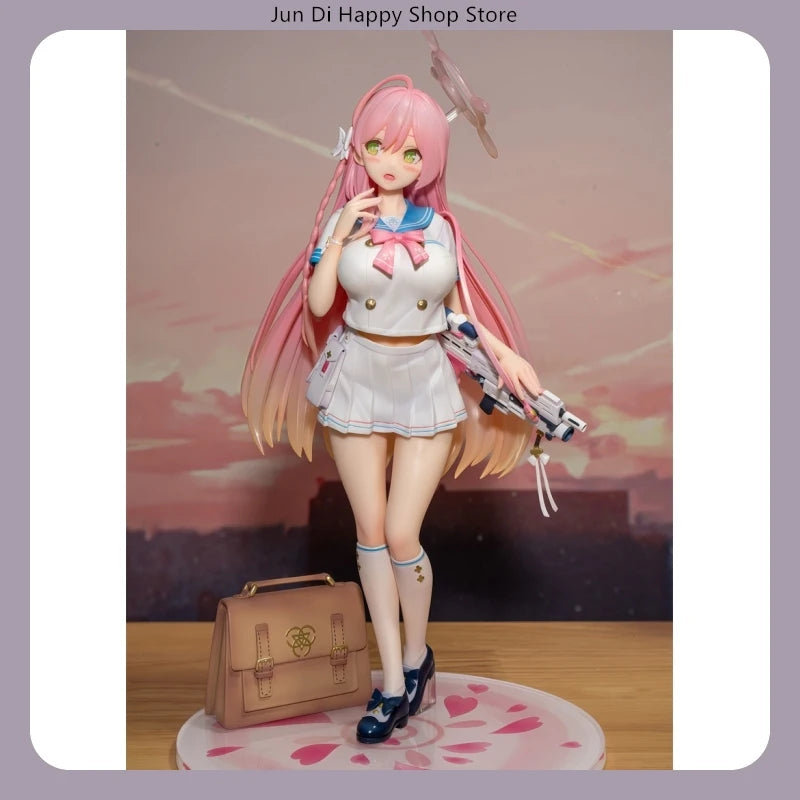 Blue Archive Urawa Hanako Casual Clothes 24cm Standing Pose Anime Figure Statue Desktop Decoration Gift