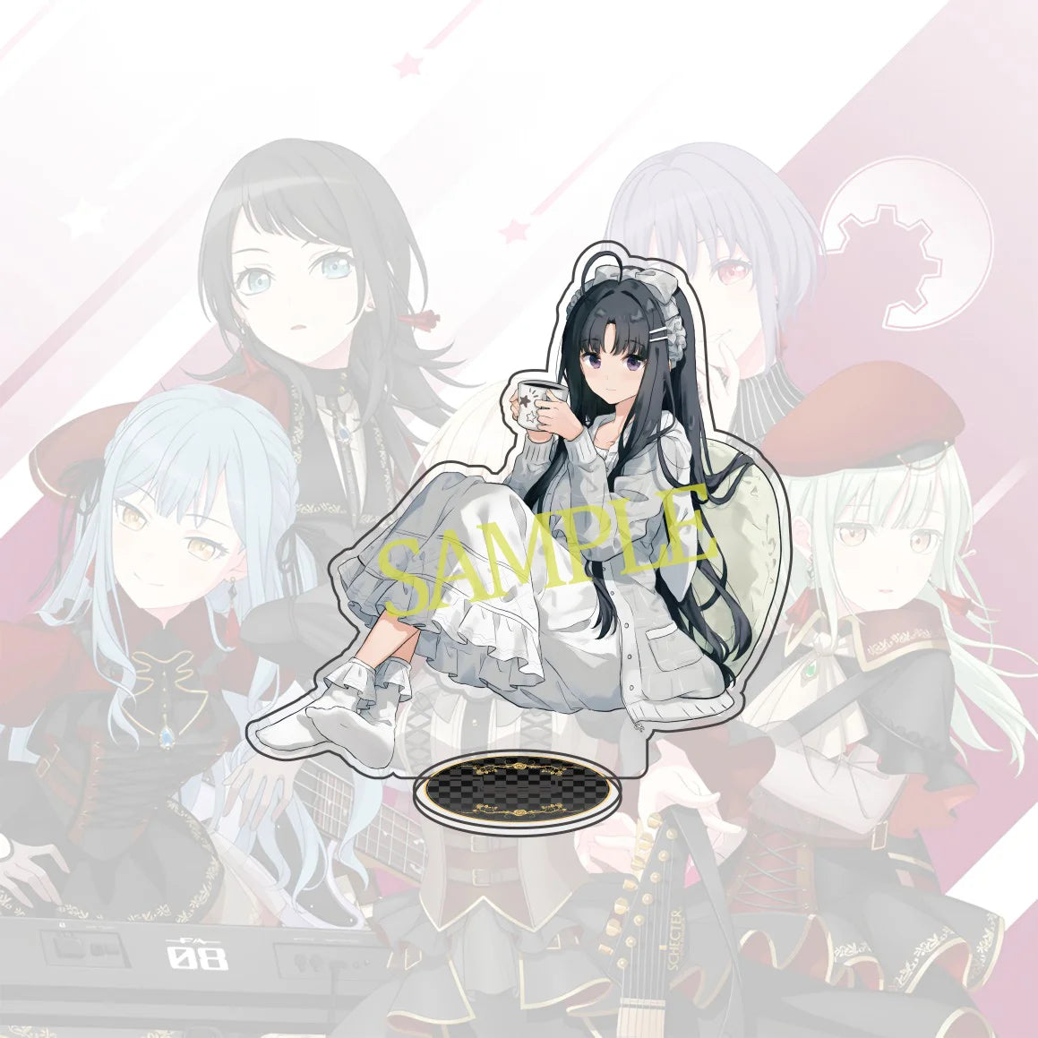 BanG Dream! Ave Mujica 15cm Acrylic Character Mutsumi Nyamu Sakiko Uika Umiri Standing Model Desktop Decoration Fan Gift