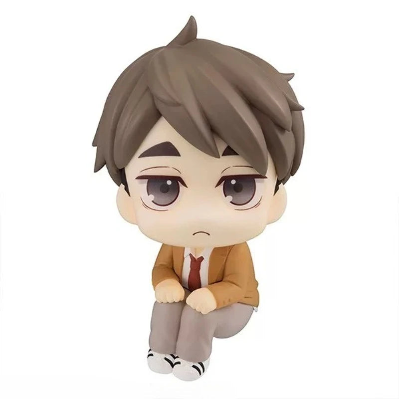 10cm Anime Haikyuu!! Action Figure Kotaro Bokuto Look Up Figure Model Q Version PVC Statue Collection Desk Toy Ornament Gifts