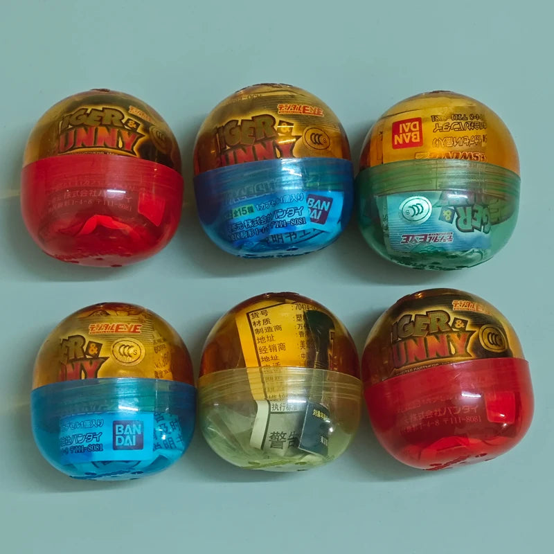 Original Cute Tiger Bunny Hero TV Anime Figure Gashapon Capsule Toy Model Pendent Rare Limited Collection Gift for Kid Adult