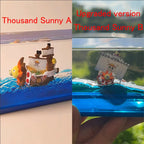 Floating Merry Bottle One Piece Thousand Sunny Barco Fluid Drift Bottle 3d Ship In  Bottle Go Merry Boat Home Decor Kids Gift