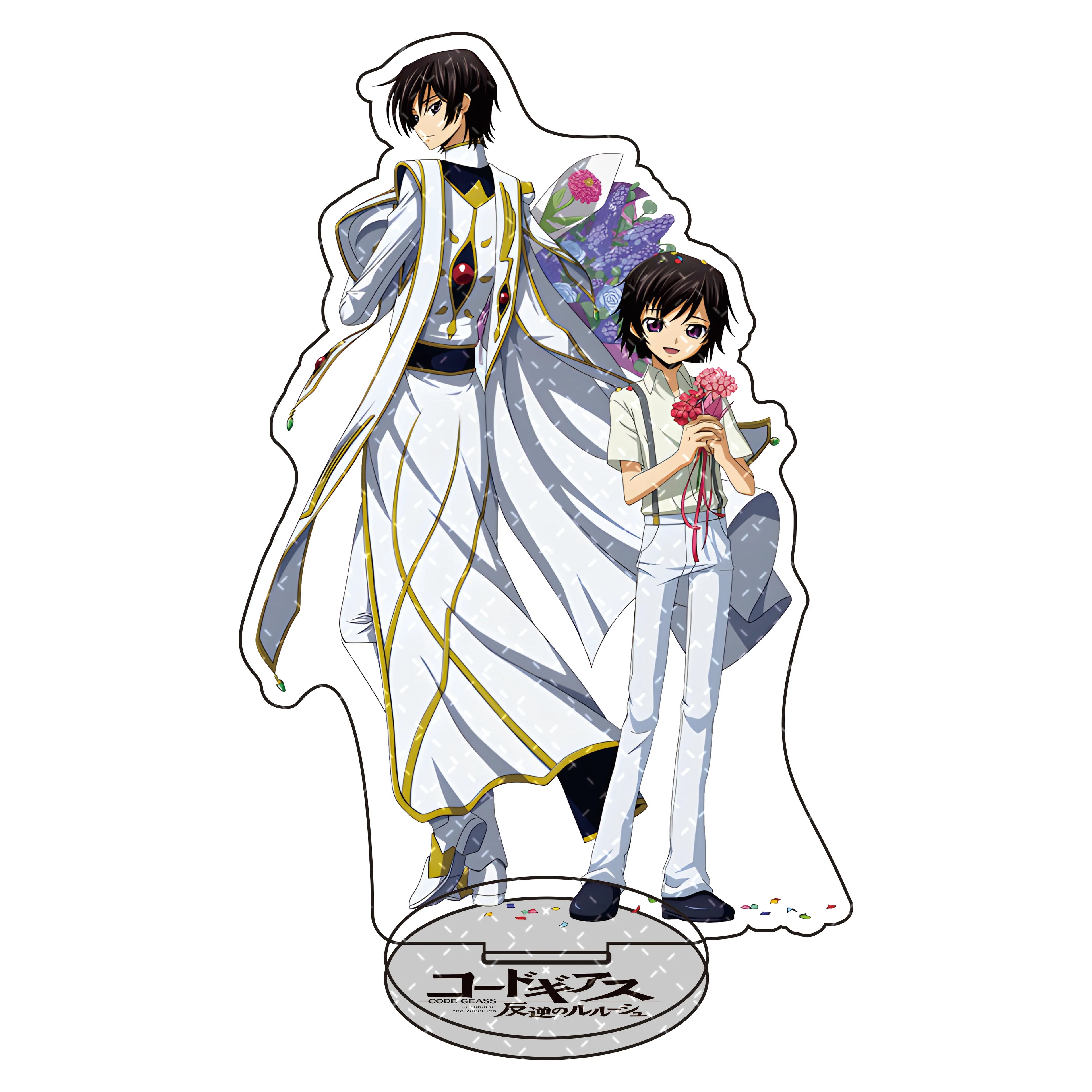 Code Geass: Lelouch of the Rebellion Acrylic Stand 15cm - Assorted Lelouch & Suzaku Stylish Outfits Anime Collectible Desktop