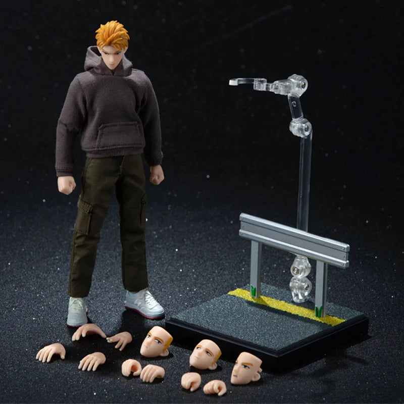 Dasin/Great Toys/GT Initial D Takahashi Ryosuke/Keisuke Fujiwara Takumi SHF 1/12 16cm/6 inch PVC Action Figure Model In Stock