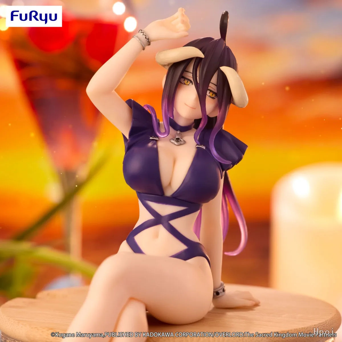 Furyu Original Overlord Albedo Noodle Stopper Anime Action Figure Toys for Boys Girls Kids Children Birthday Gifts Collectible