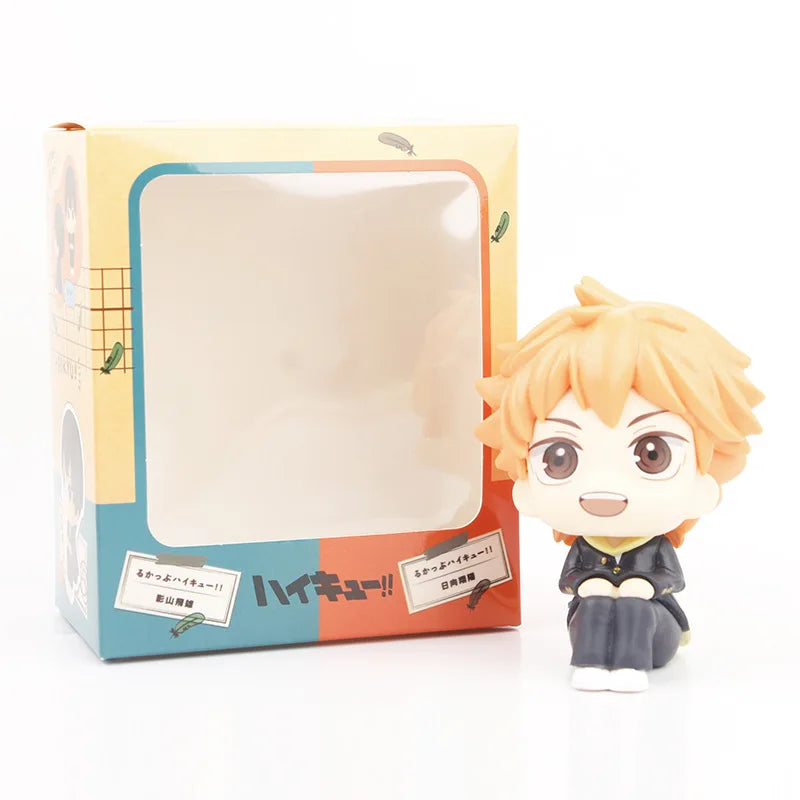 Anime Figures Haikyuu Shoyo Hinata Action Figures PVC Tobio Kageyama Toys for Children Collector Haikyu Model Birthday Gifts