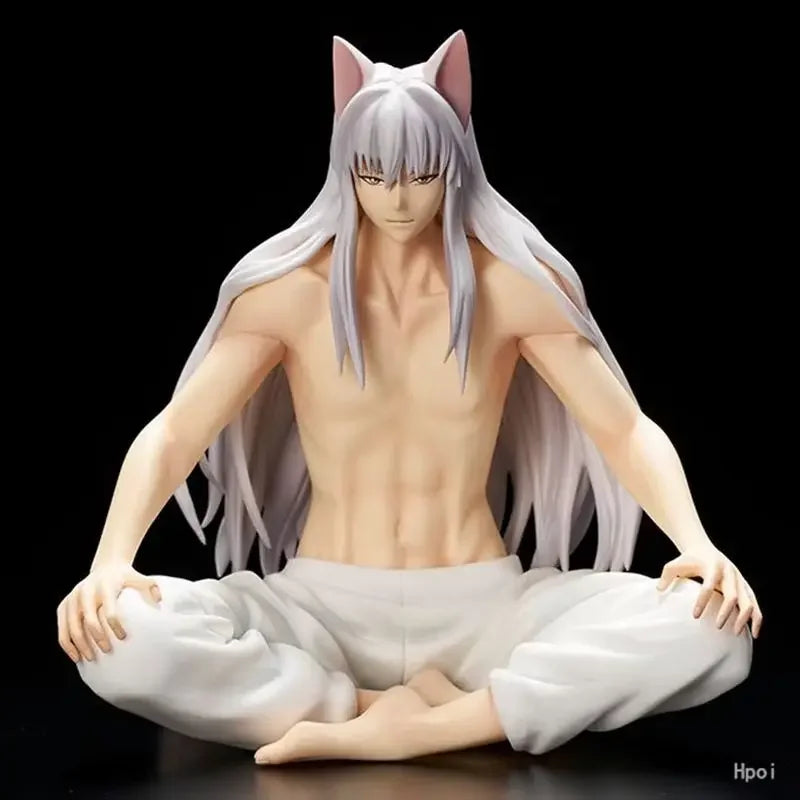 Anime Yu Yu Hakusho Youko Kurama 10CM Figure - Kurama Sitting Posture Noodle Stopper Model Toy Doll Action Figure Collectible