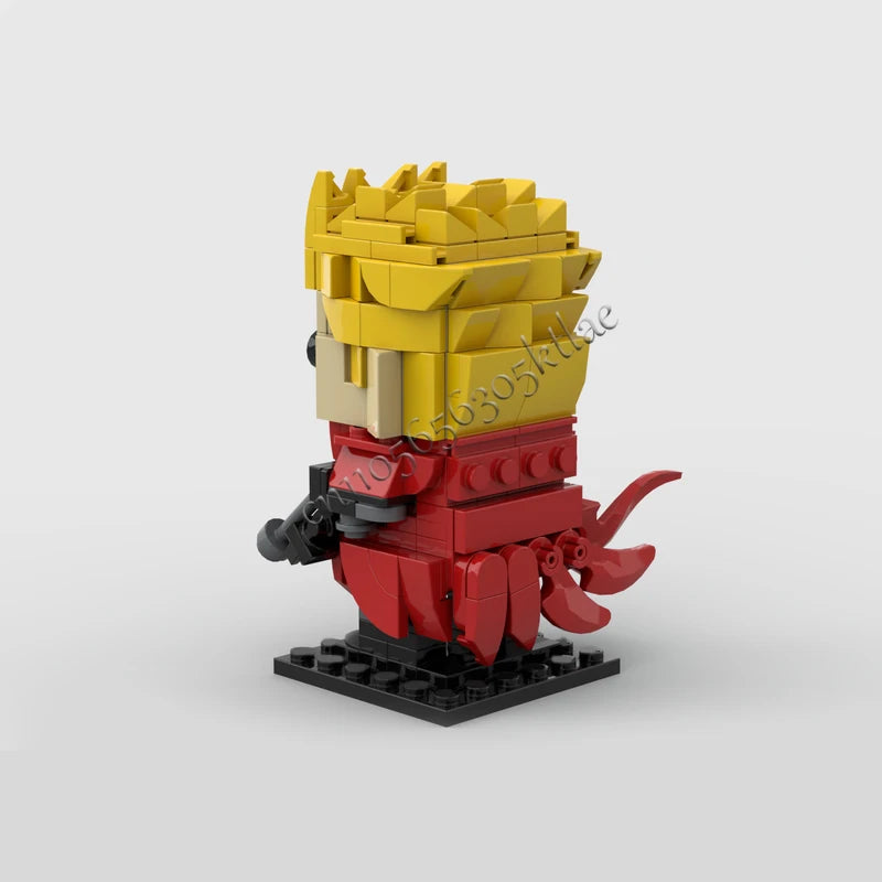 203PCS MOC Famous Animation Figures Trigun Brickheaded Models Sets DIY Creative Bricks Assembly Toy Kids Gift Collection Display