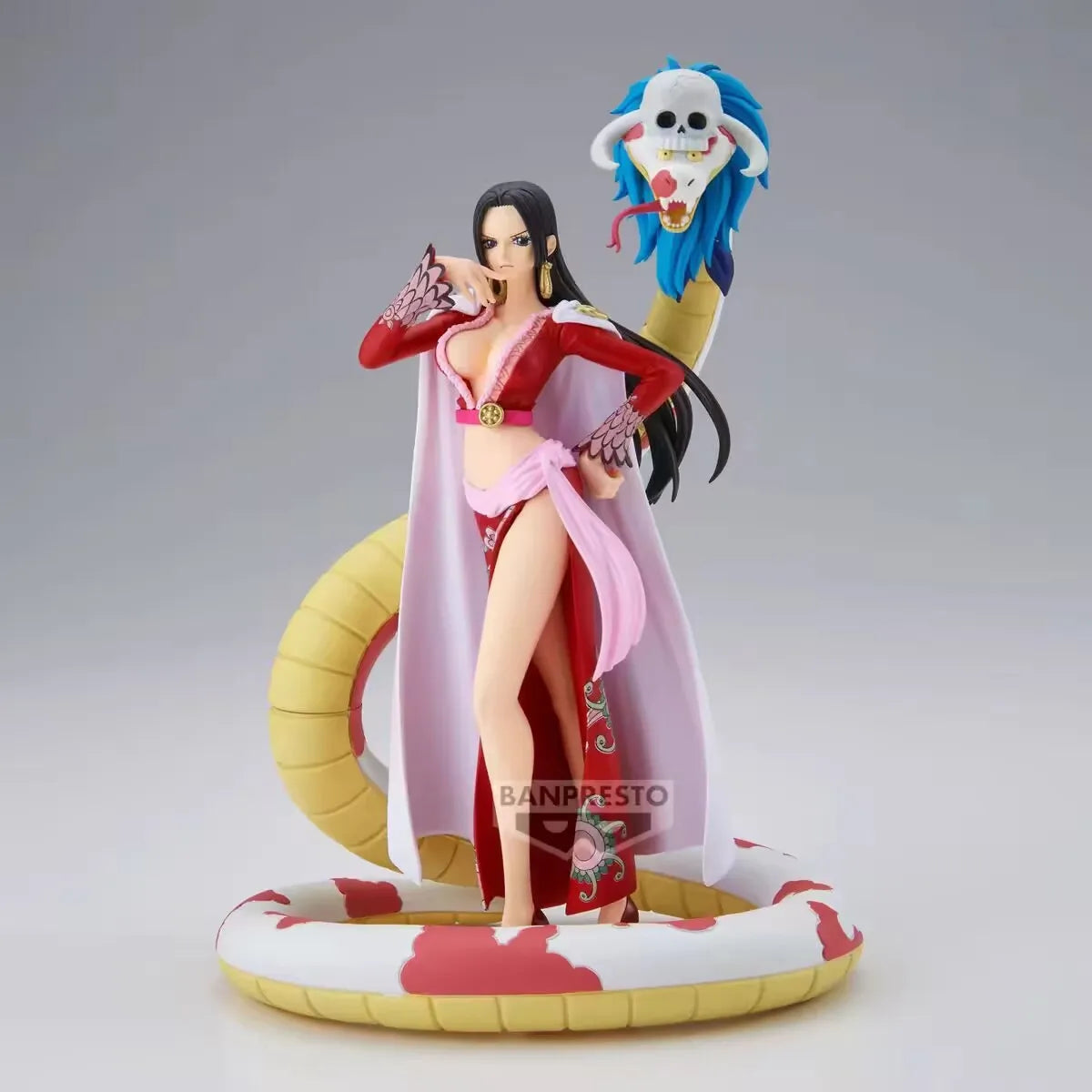 2025 New One Piece Figure POP Snake Man Empress Snake Ji Han Cook Model Desktop Decoration Ornament Anime Handmade
