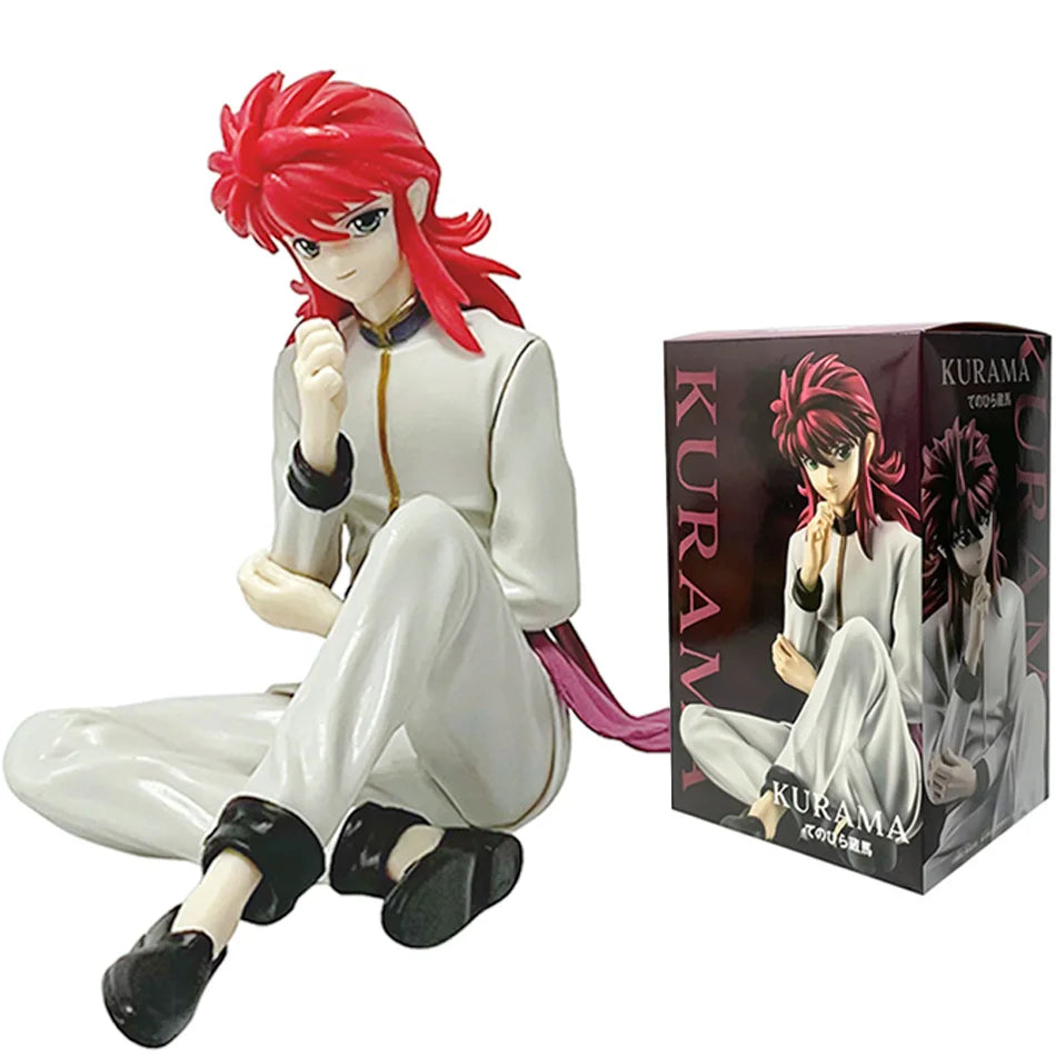 8cm YuYu Hakusho Figure Palm Size Yusuke Urameshi Anime Shuichi Minamino/Youko Kurama Action Figure Collectible Model Doll Toys