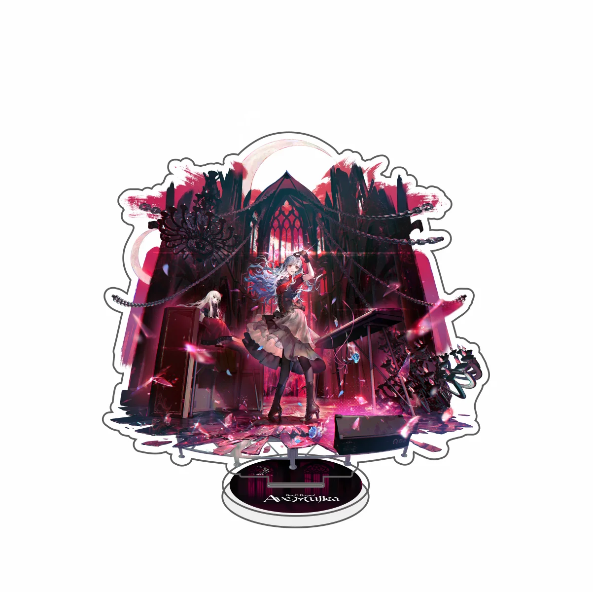 BanG Dream! Anime Acrylic Figures Stand Model Friends Keychain Fans Gifts Sakiko Soyo Display Keychain Ornaments Sweet Girl