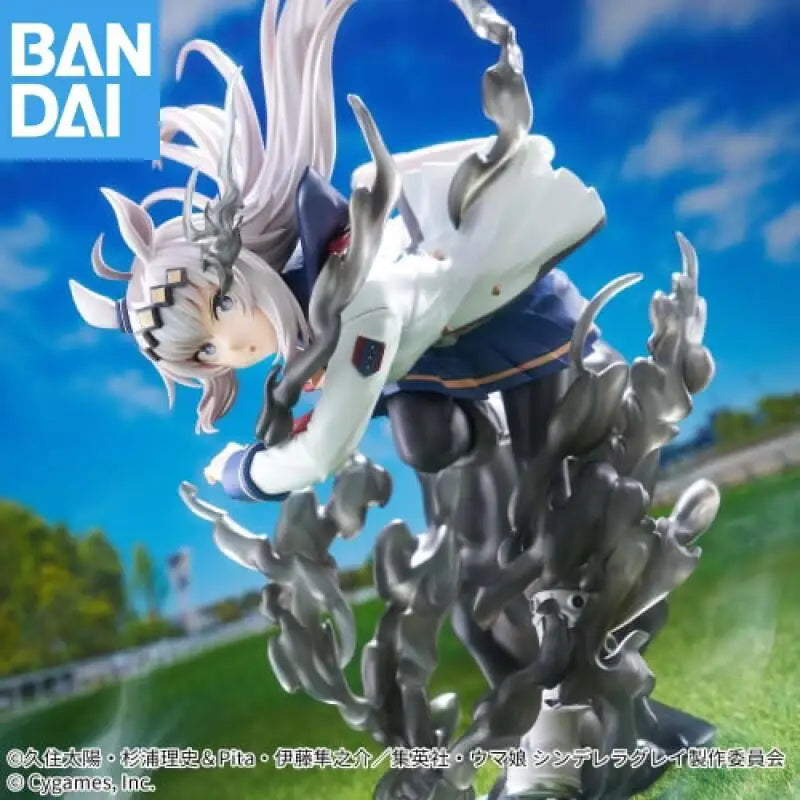 Bandai Namco Banpresto Pretty Derby Uma Musume The Gray Cinderella Oguri Cap Tamamo Cross Pvc Figure Model Collector Toy Gift