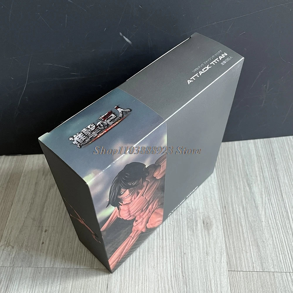 Revoltech Attack On Titan Eren Jaeger Action Figure Anime AMAZING YAMAGUCHI Model Doll Statue Joint Movable Movie Toys Gifts