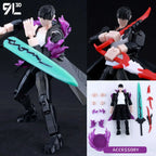 9L3D Printed Jujutsu Kaisen Mahoraga Figure Dummy13 Lucky13 Multi-Jointed Poseable Anime Model Collectible Toy Gift