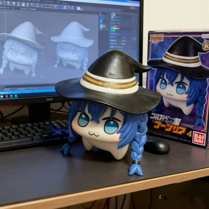 Mushoku Tensei Roxy Doro Action Figures Q Version Pvc Anime Model Figures Kawaii Cartoon Desktop Decoration Toy Doll Gift