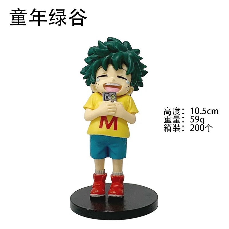 New Arrival My Hero Academia Cartoon Childhood Izuku Midoriya Childhood Katsuki Bakugo Figure Model Decoration Doll Toy Gift