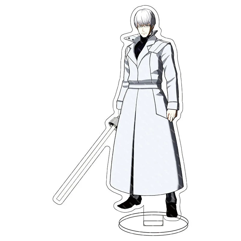 Anime Tokyo Ghoul Acrylic Stand Kaneki Ken Figures Miniatures Manga Figurines Garage Kits Model Toys GK Ornaments Decoration
