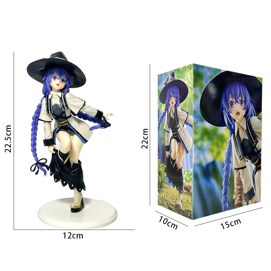 Magician Roxy Migurdia Action Figure Mushoku Tensei：Jobless Reincarnation Anime Figure PVC Adult Collection Model Doll Toys