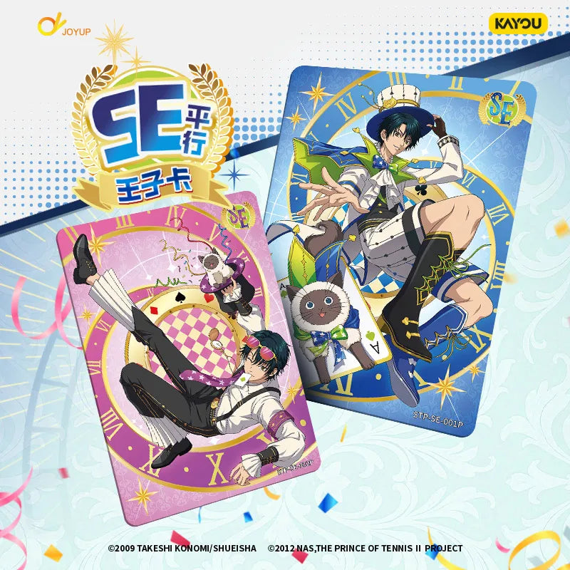 Genuine KAYOU New The Prince of Tennis Card Shining Moment Chapter Peak Pack Animation Character SE BP Collection Card Toys Gift