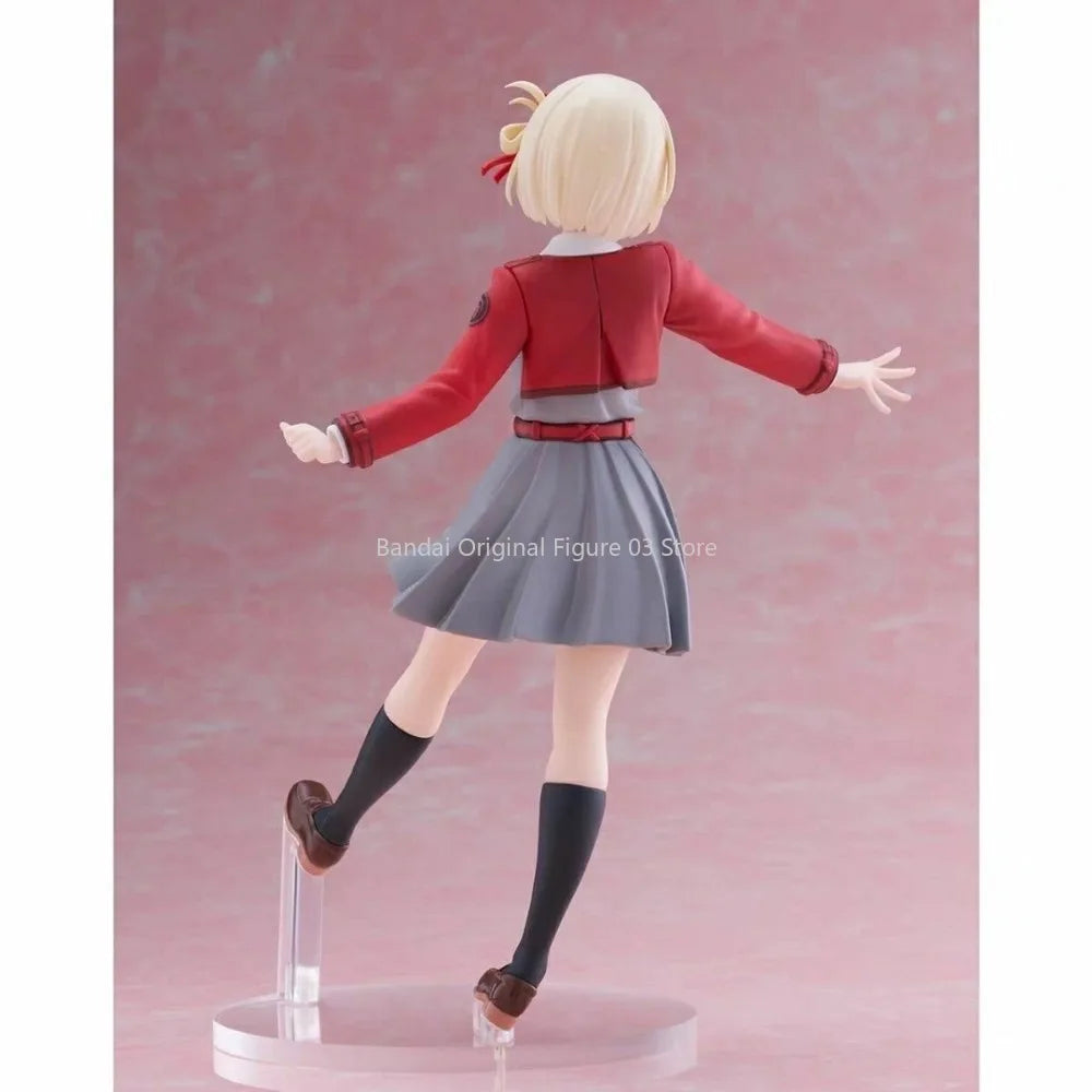 In Stock TAiTO Coreful Lycoris Recoil Nishikigi Chisato Inoue Takina ~School Uniforms~ PVC 18CM Anime Action Figures Model Toy
