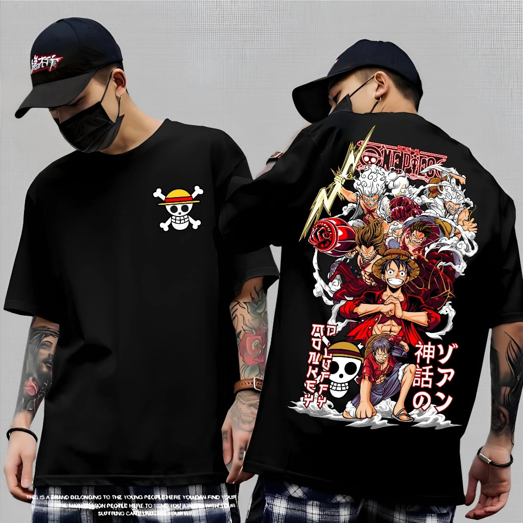 Luffy Gear5 Best Selling Issue T-Shirt Unisex ONE PIECE T-Shirt Comfortable and Breathable Y2K