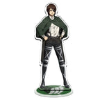 Attack on Titan Eren Jaeger Action Figure Toy Jean Hange Armin Mikasa Shingeki no Kyojin Acrylic Stand Model Doll For Exhibition