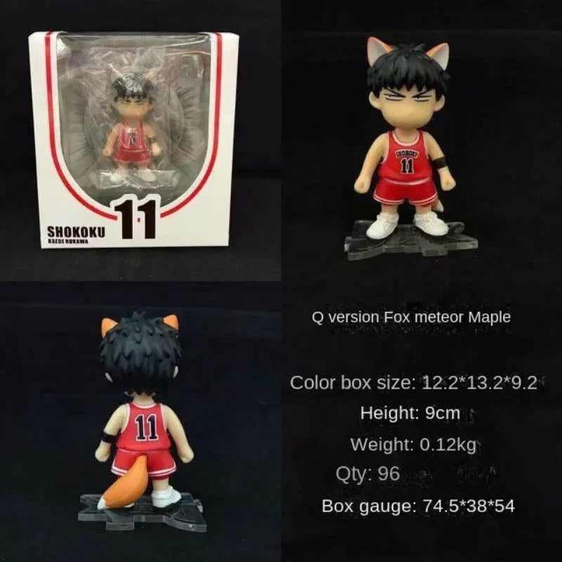 Slam Dunk Hanamichi Sakuragi Kaede Rukawa anime cartoon figure model creative cute desktop ornaments children's toys gifts