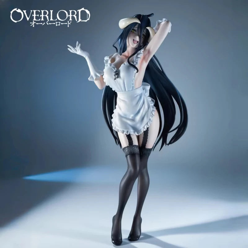 Genuine OVERLORD Albedo Maid Outfit elCOCO Model Toys 1/7 Anime  Figure Toys Desktop Collection Boys Festival Gifts
