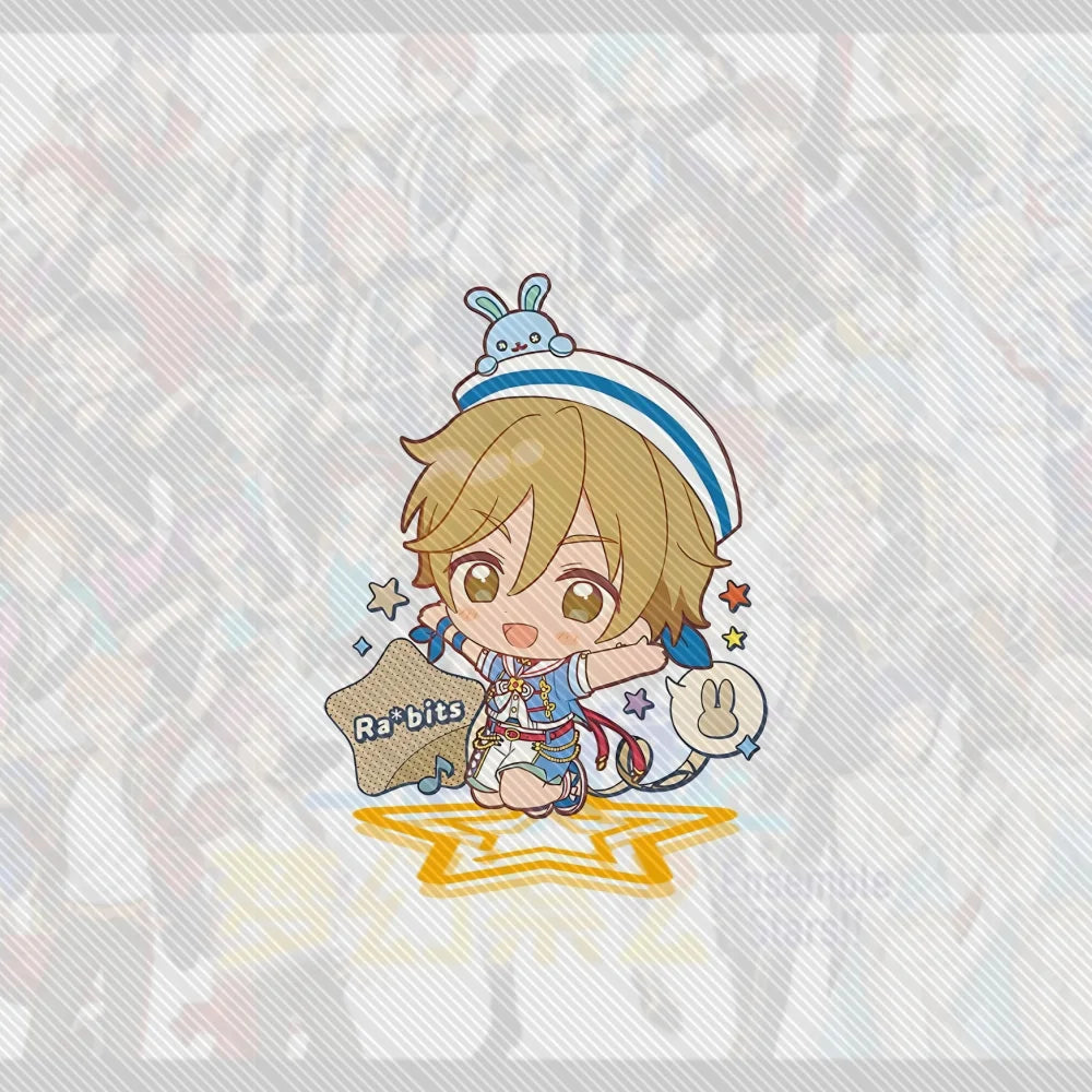 10CM game Ensemble Stars!! Acrylic Stand Model Desk Decor Cosplay Characters Ornament Accessories Good Christmas Gifts