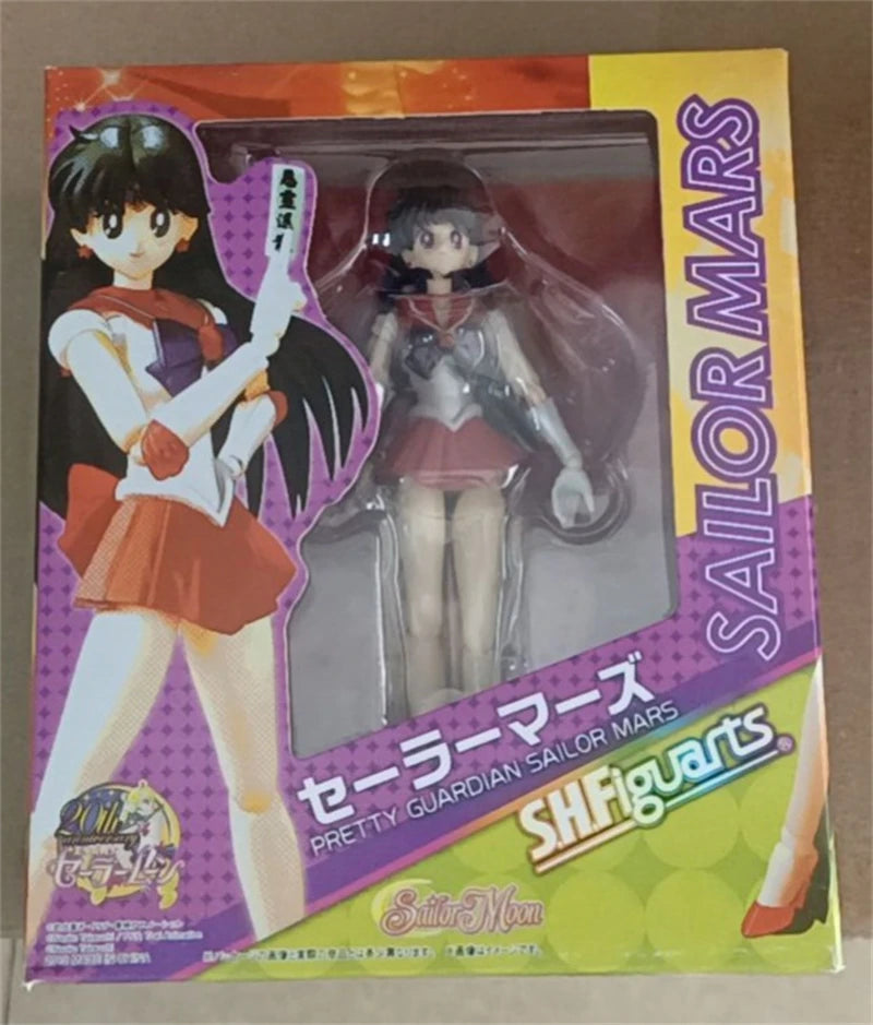 Anime Pretty Guardian Sailor Moon Tsukino Usagi Sailor Mercury Venus Jupiter Saturn PVC Action Figure Collectible Model Toy Doll