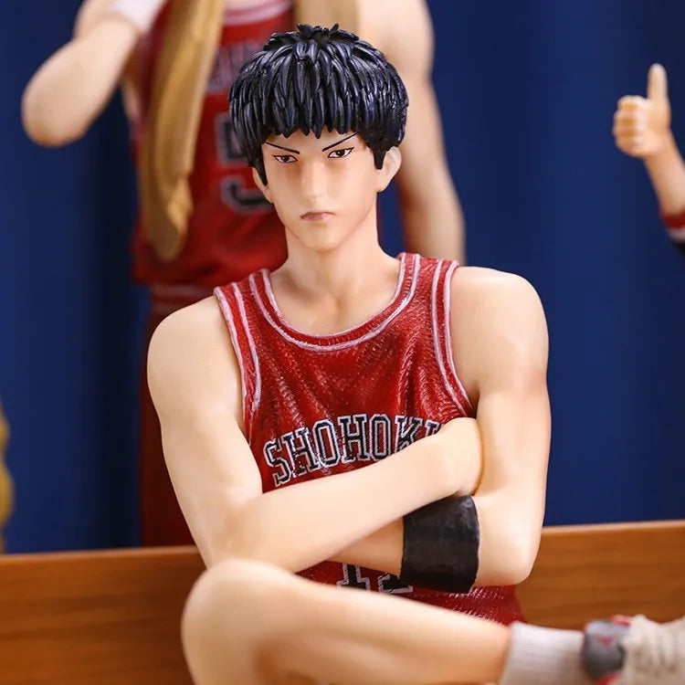 33cm New Slam Dunk Anime Figure Group Photo Perimeter PVC Model Statue Desktop Decoration Ornaments Kids Christmas Gifts Toys