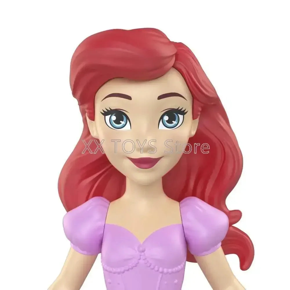 Disney Princess Core Small Model Series Rapunzel Ariel Snow White Princess Belle Movable Joint Model Collectible Ornaments Gifts