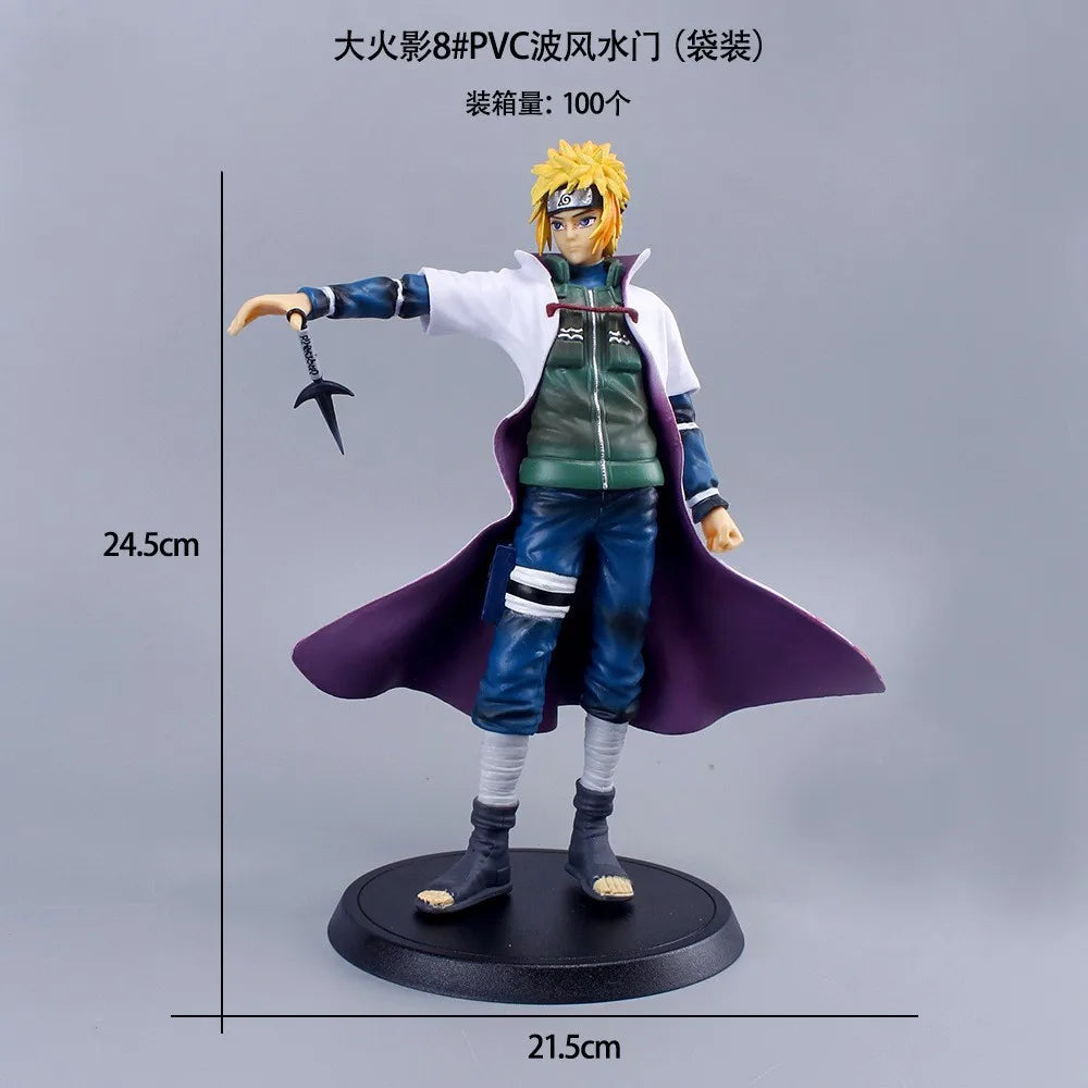 Animated character Naruto Uchiha Itachi Sasuke Pain Kakashi Naruto Shippuden action character set model children's toy gift
