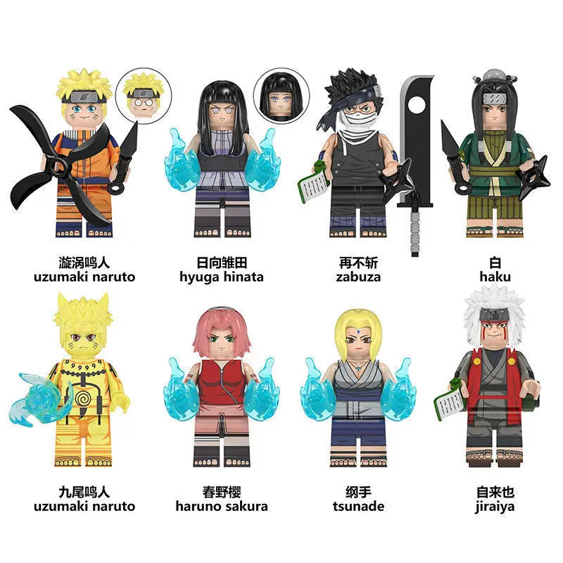 Naruto A Animation Game Peripheral Toy Kaguya Boruto Neji Tenten Iruka Yamato Madara Sasuke Anime Action Model Figure Collection