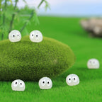 10pcs Dust Elf Glowing Miniature Ornament Studio Ghibli Home Room Party Decor Accessories Cute Kawaii Micro Landscape Decoration
