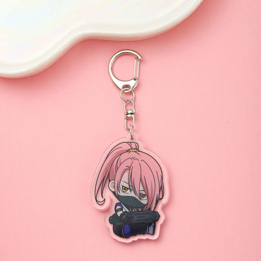 Anime Characters SK8 the Infinity Acrylic Car Keychain Accessories Trendy Bag Charms Backpack Pendant Key Ring Fans Friends Gift