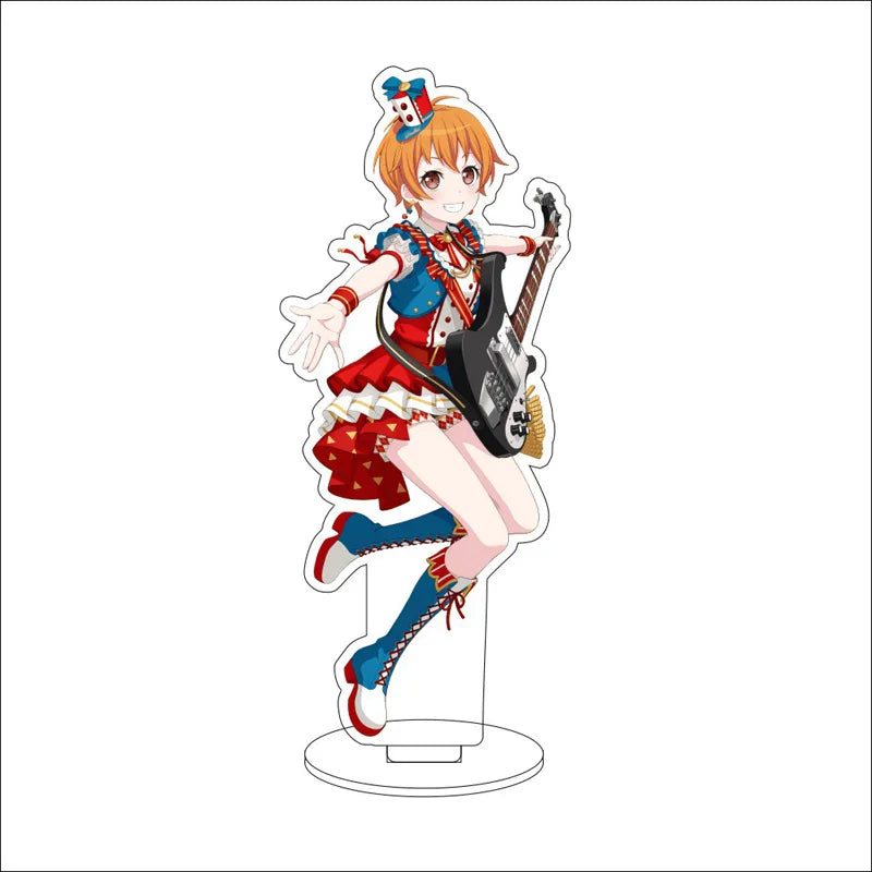 Anime BanG Dream! Acrylic Stand Ornaments Kasumi Toyama Ran Mitake Aya Maruyama Yukina Minato Figure Stand Halloween Gifts