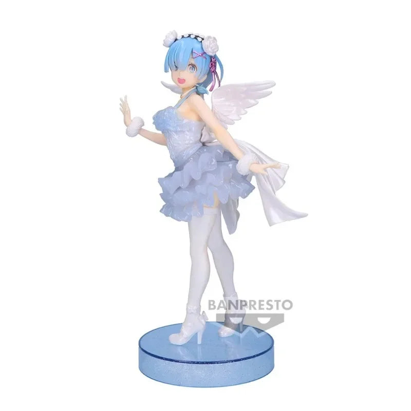 Bandai Original Banpresto Anime ESPRESTO Re: ZERO - Starting Life in Another World Rem Ram Action Figure Model Collectible Toys