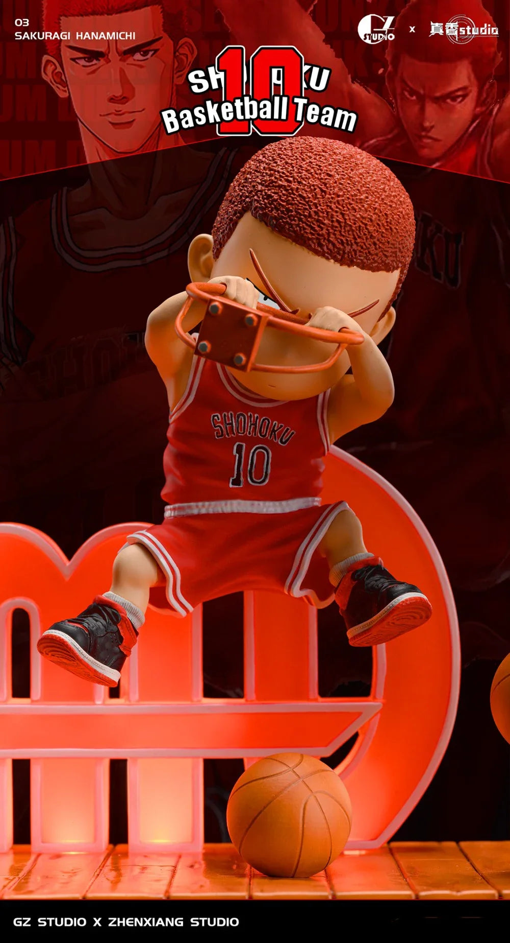 SLAM DUNK Figure Sakuragi Hanamichi Akagi Takenori Rukawa Kaede Ryota Miyagi Hisashi Mitsui Anime Collection Toys for Kids Gift