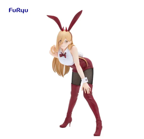 New Hot Sale Original Furyu Genuine Chainsaw Man Action Figures Makima Power Bunny Girls Anime Model Collectible Dolls Toys Gift