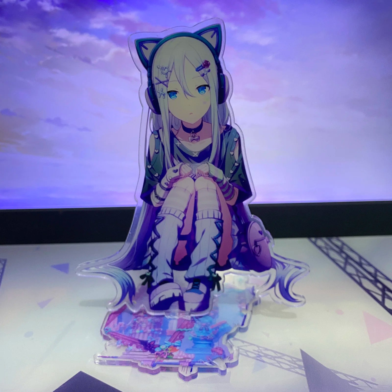 Anime Project Sekai Yoisaki Kanade Asahina Mafuyu Akiyama Mizuki Shinonome Ena Acrylic Stand Model Desk Display Standing Figure